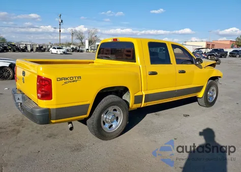 2006 Dodge Dakota Quad z USA, uszkodzony, nr VIN 1D7HE28K46S527550